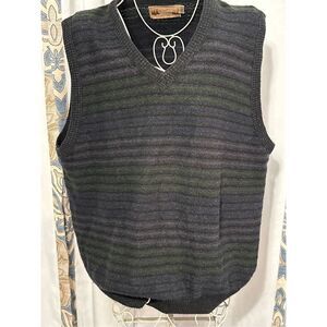 Nice men Vintage Shenandoah Pullover Sweater vest sz XL made in India.  Baggy fi